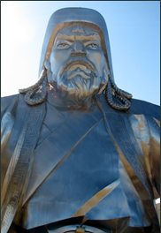 Chinggis Khan&#039;s sculpture near UB, Mongolia 2010